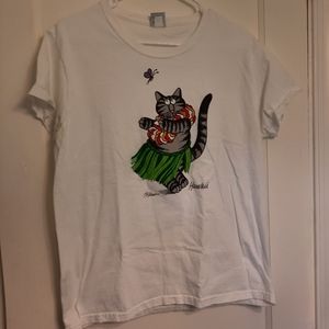 Kliban Hawaiian Cat Shirt